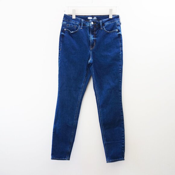 Old Navy Women's High-Rise Rockstar Super-Skinny Jeans (8) Mid Wash NWOT! - Picture 1 of 8